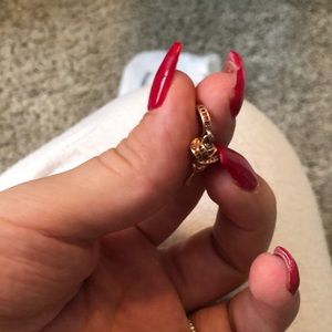 Pandora Rose Flower Dangle Charm